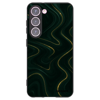 Picasee silikónový čierny obal pre Samsung Galaxy S23 5G - Vawes