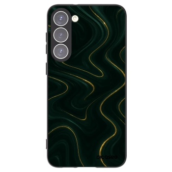Picasee silikónový čierny obal pre Samsung Galaxy S23+ 5G - Vawes