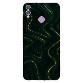 Picasee silikónový prehľadný obal pre Honor 8X - Vawes