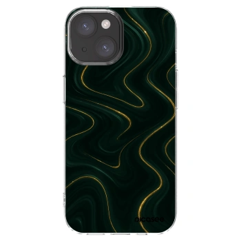 Picasee silikónový prehľadný obal pre Apple iPhone 15 - Vawes