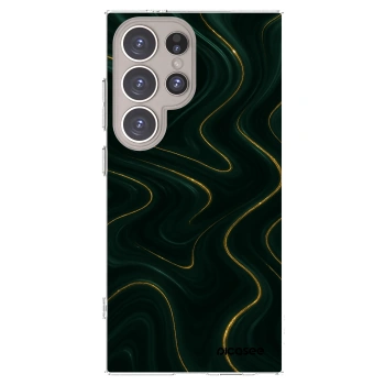 Picasee silikónový prehľadný obal pre Samsung Galaxy S24 Ultra S928B 5G - Vawes