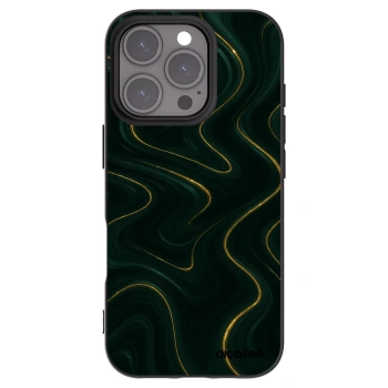 Picasee silikónový čierny obal pre Apple iPhone 16 Pro - Vawes