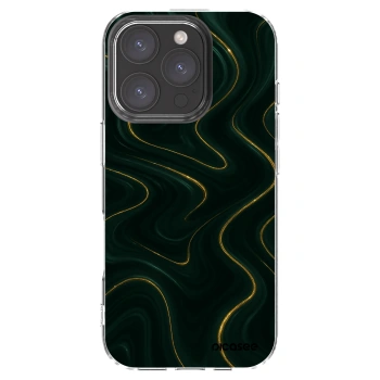 Picasee silikónový prehľadný obal pre Apple iPhone 16 Pro - Vawes