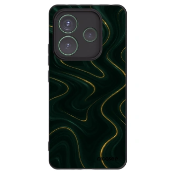 Picasee silikónový čierny obal pre Xiaomi Redmi Note 14 5G - Vawes