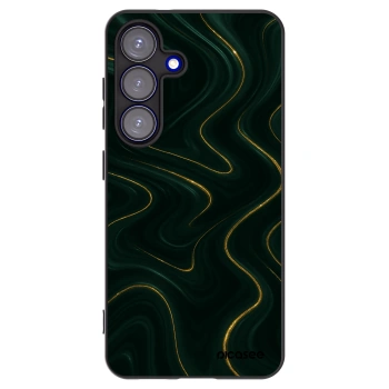 Picasee silikónový čierny obal pre Samsung Galaxy S25 5G - Vawes