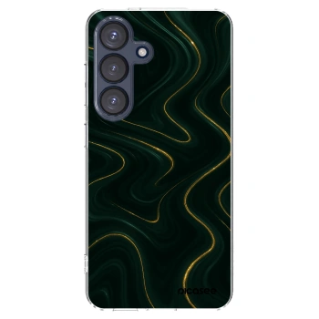 Picasee silikónový prehľadný obal pre Samsung Galaxy S25 5G - Vawes