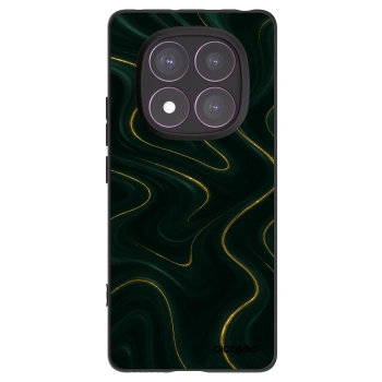 Picasee silikónový čierny obal pre Xiaomi Redmi Note 14 Pro 4G - Vawes