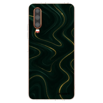 Picasee silikónový prehľadný obal pre Huawei P30 - Vawes