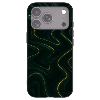 Picasee silikónový čierny obal pre Apple iPhone 17 Pro - Vawes