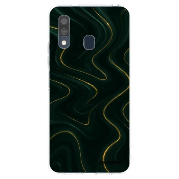 Picasee silikónový prehľadný obal pre Samsung Galaxy A40 A405F - Vawes