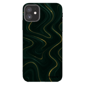 Picasee silikónový prehľadný obal pre Apple iPhone 11 - Vawes
