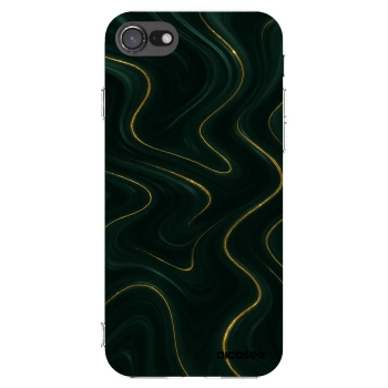 Picasee silikónový prehľadný obal pre Apple iPhone SE 2020 - Vawes