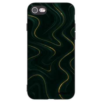 Picasee silikónový čierny obal pre Apple iPhone SE 2020 - Vawes