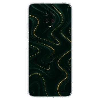 Picasee silikónový prehľadný obal pre Xiaomi Redmi Note 9 Pro - Vawes