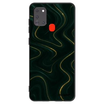 Picasee silikónový čierny obal pre Samsung Galaxy A21s - Vawes