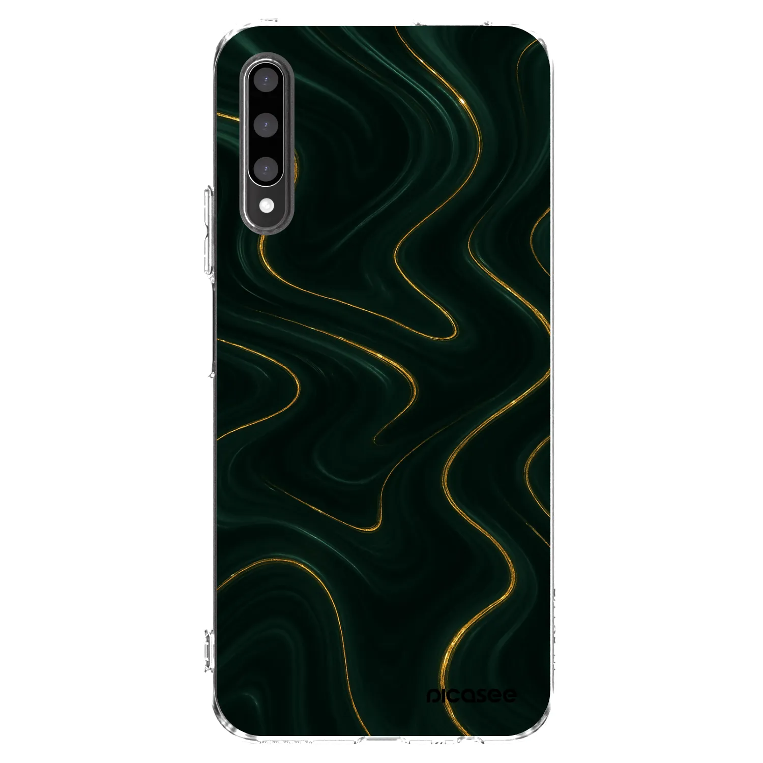 Picasee silikónový prehľadný obal pre Honor 9X Pro - Vawes