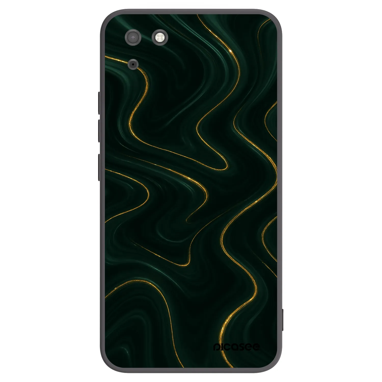 Picasee silikónový čierny obal pre Huawei Y5P - Vawes