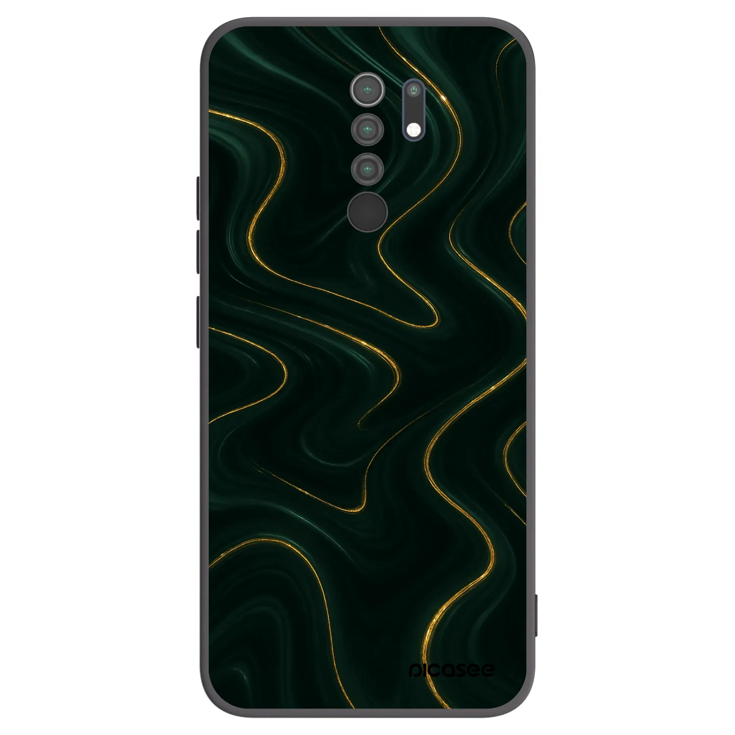 Picasee silikónový čierny obal pre Xiaomi Redmi 9 - Vawes