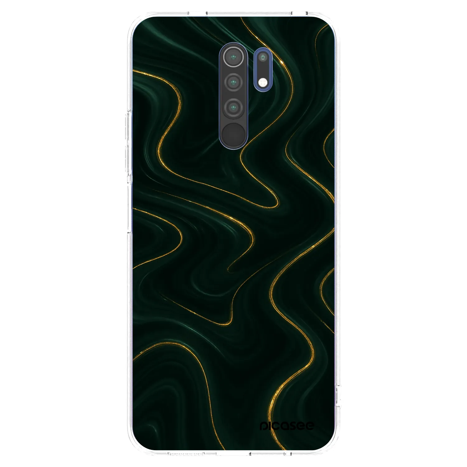 Picasee silikónový prehľadný obal pre Xiaomi Redmi 9 - Vawes