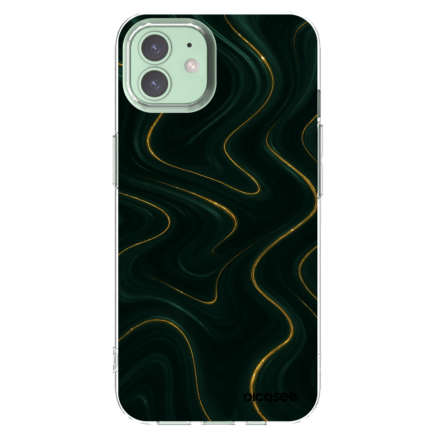 Silikónový prehľadný obal pre Apple iPhone 12 - Vawes