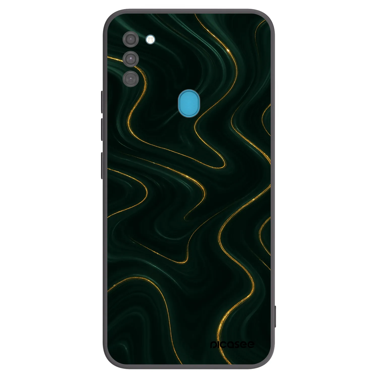 Picasee silikónový čierny obal pre Samsung Galaxy M11 - Vawes