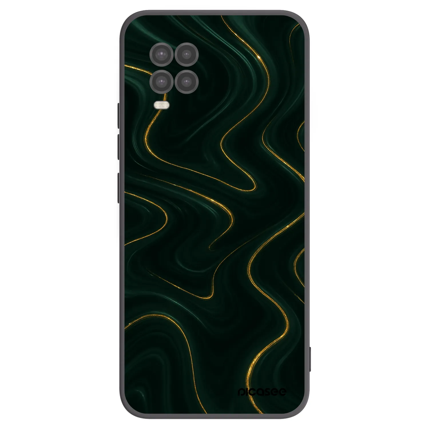 Picasee silikónový čierny obal pre Xiaomi Mi 10 Lite - Vawes