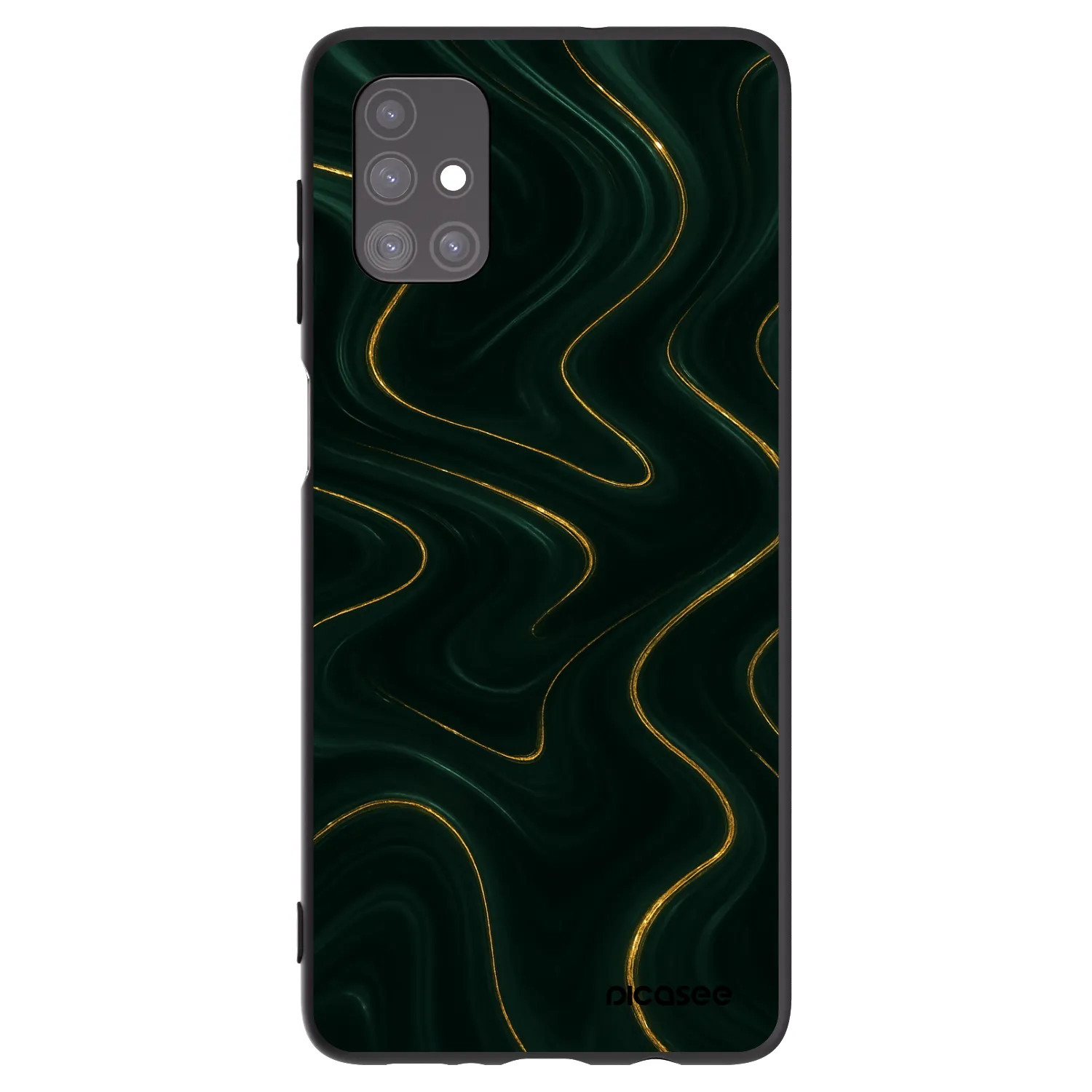 Picasee silikónový čierny obal pre Samsung Galaxy M51 M515F - Vawes
