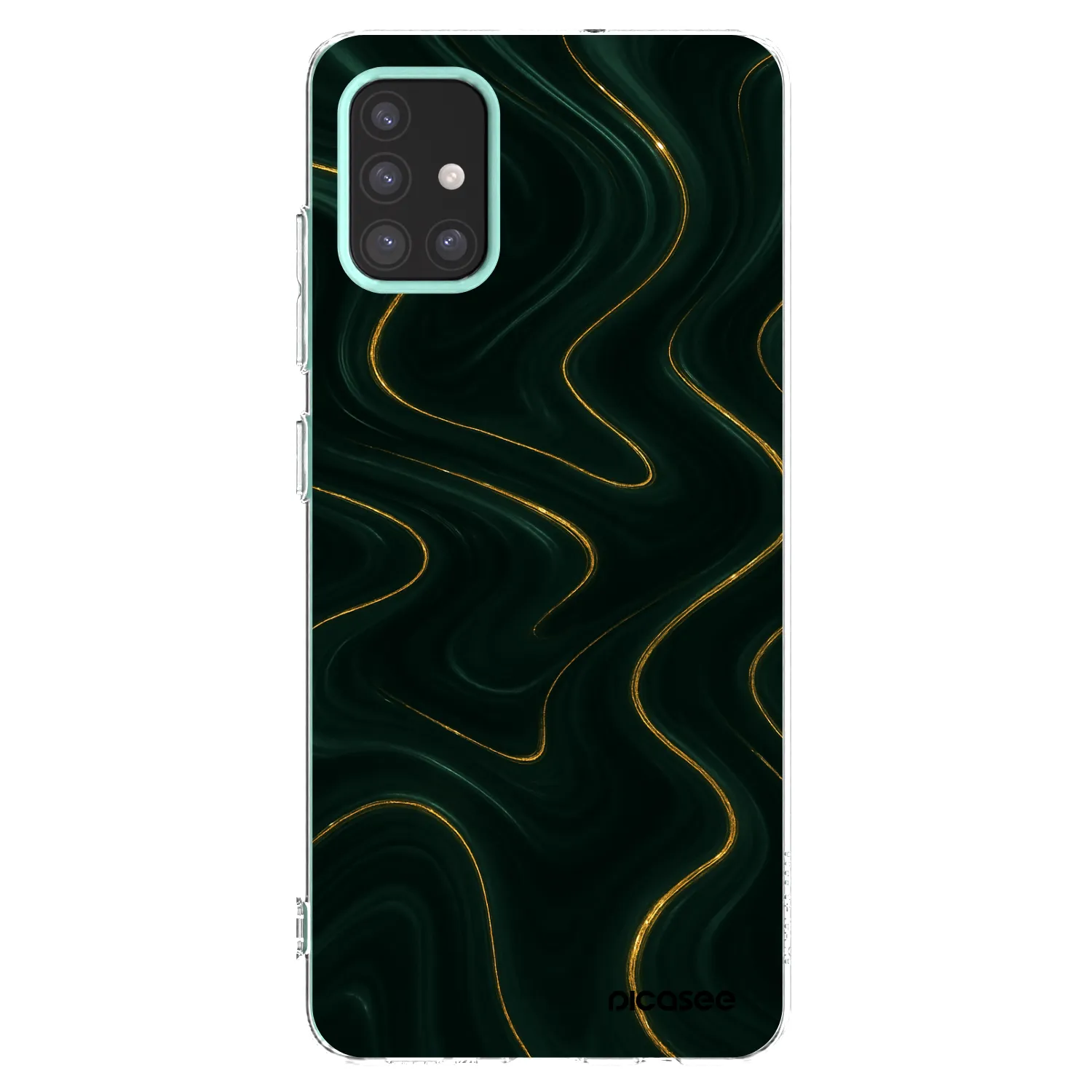 Picasee silikónový prehľadný obal pre Samsung Galaxy M31s - Vawes