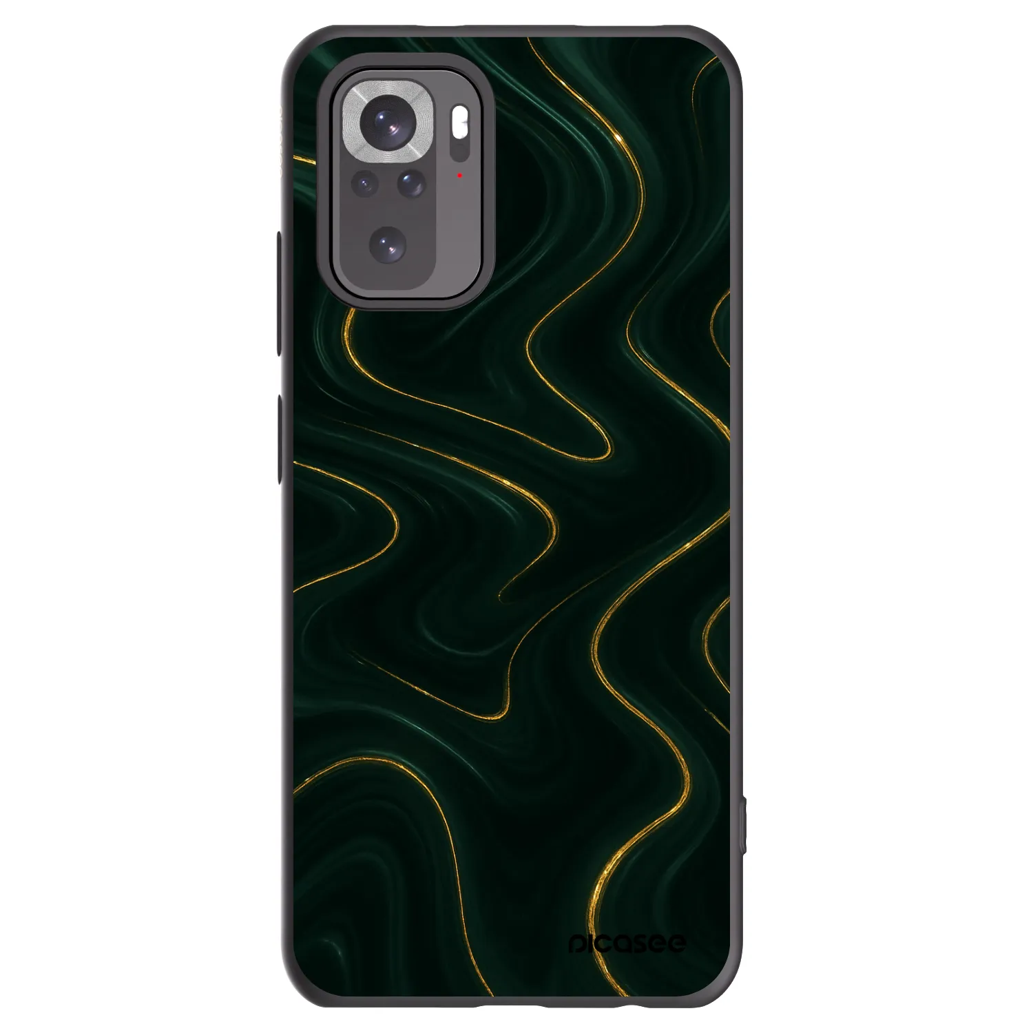Picasee silikónový čierny obal pre Xiaomi Redmi Note 10 - Vawes