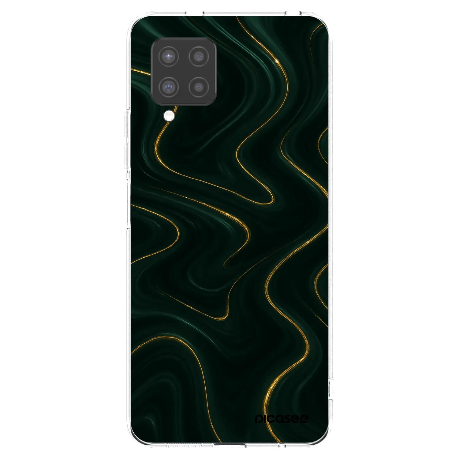 Picasee silikónový prehľadný obal pre Samsung Galaxy A42 A426B - Vawes