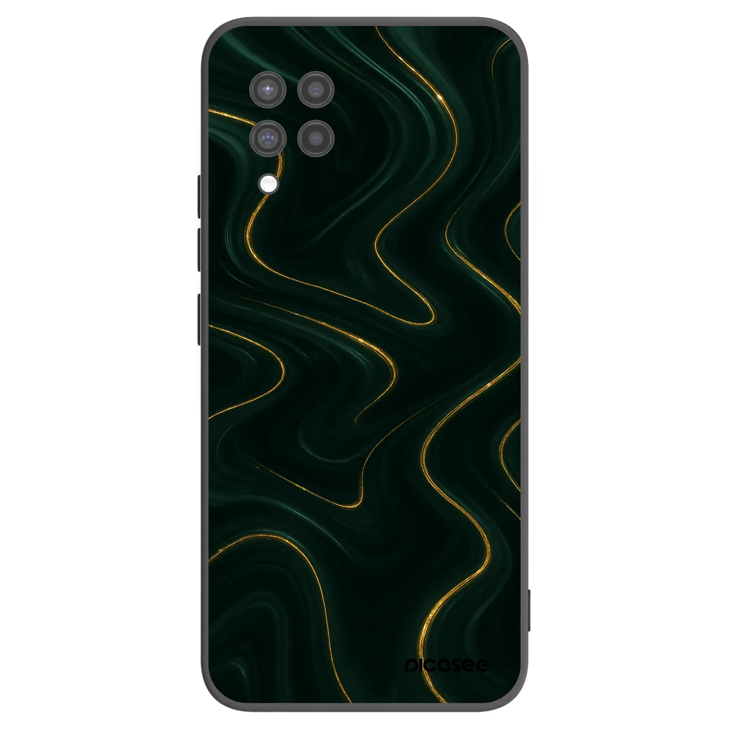 Picasee silikónový čierny obal pre Samsung Galaxy A42 A426B - Vawes