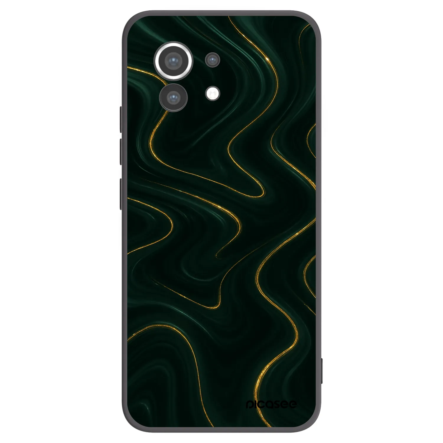 Picasee silikónový čierny obal pre Xiaomi Mi 11 - Vawes