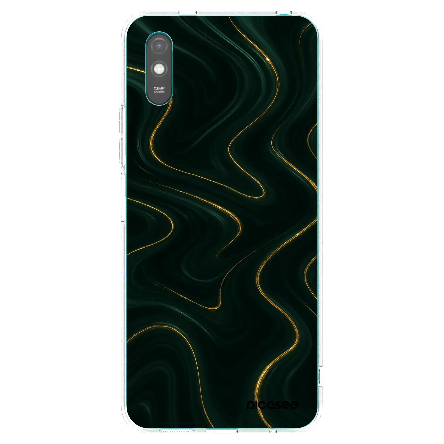 Picasee silikónový prehľadný obal pre Xiaomi Redmi 9AT - Vawes