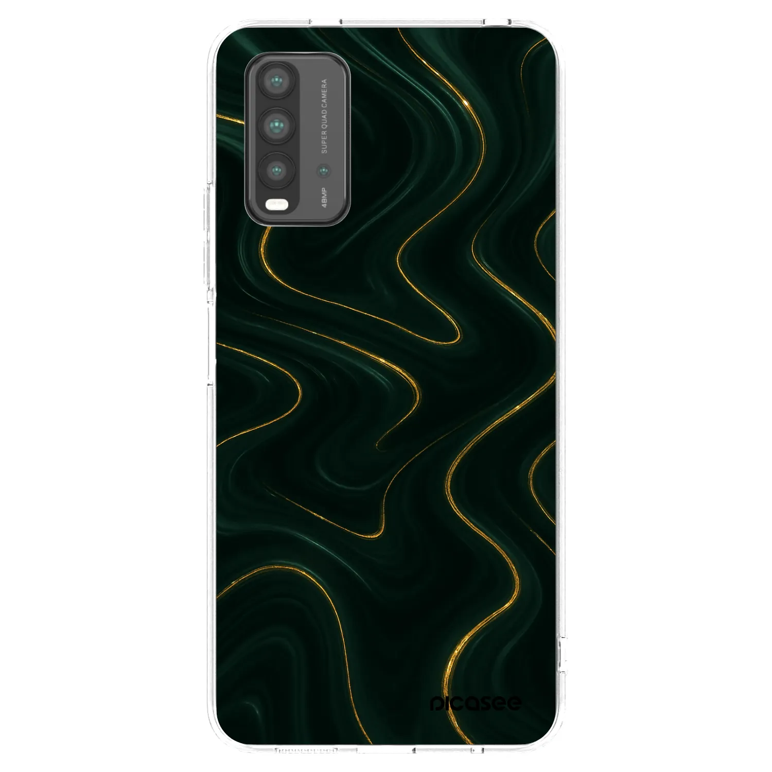 Picasee silikónový prehľadný obal pre Xiaomi Redmi 9T - Vawes