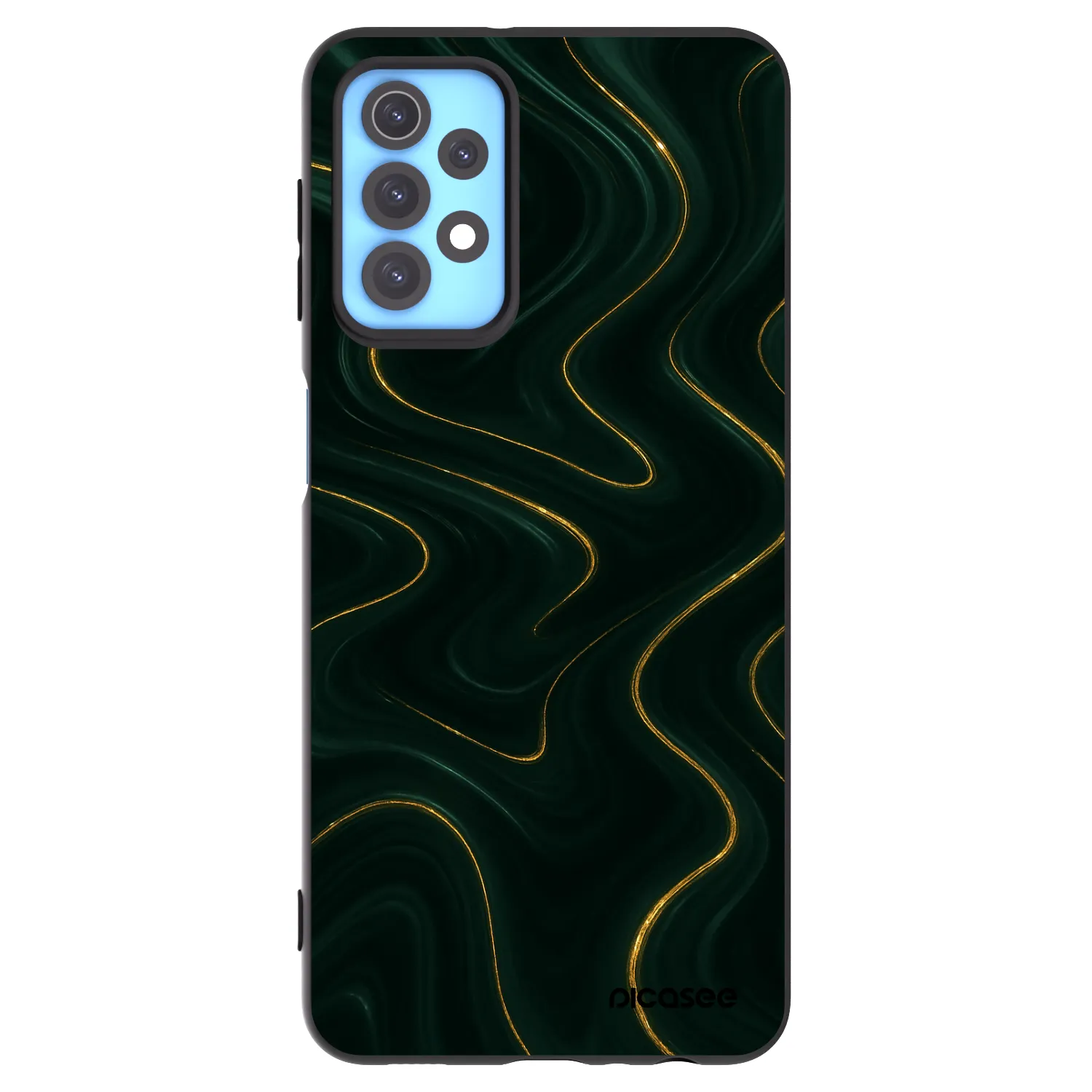 Picasee silikónový čierny obal pre Samsung Galaxy A32 4G SM-A325F - Vawes