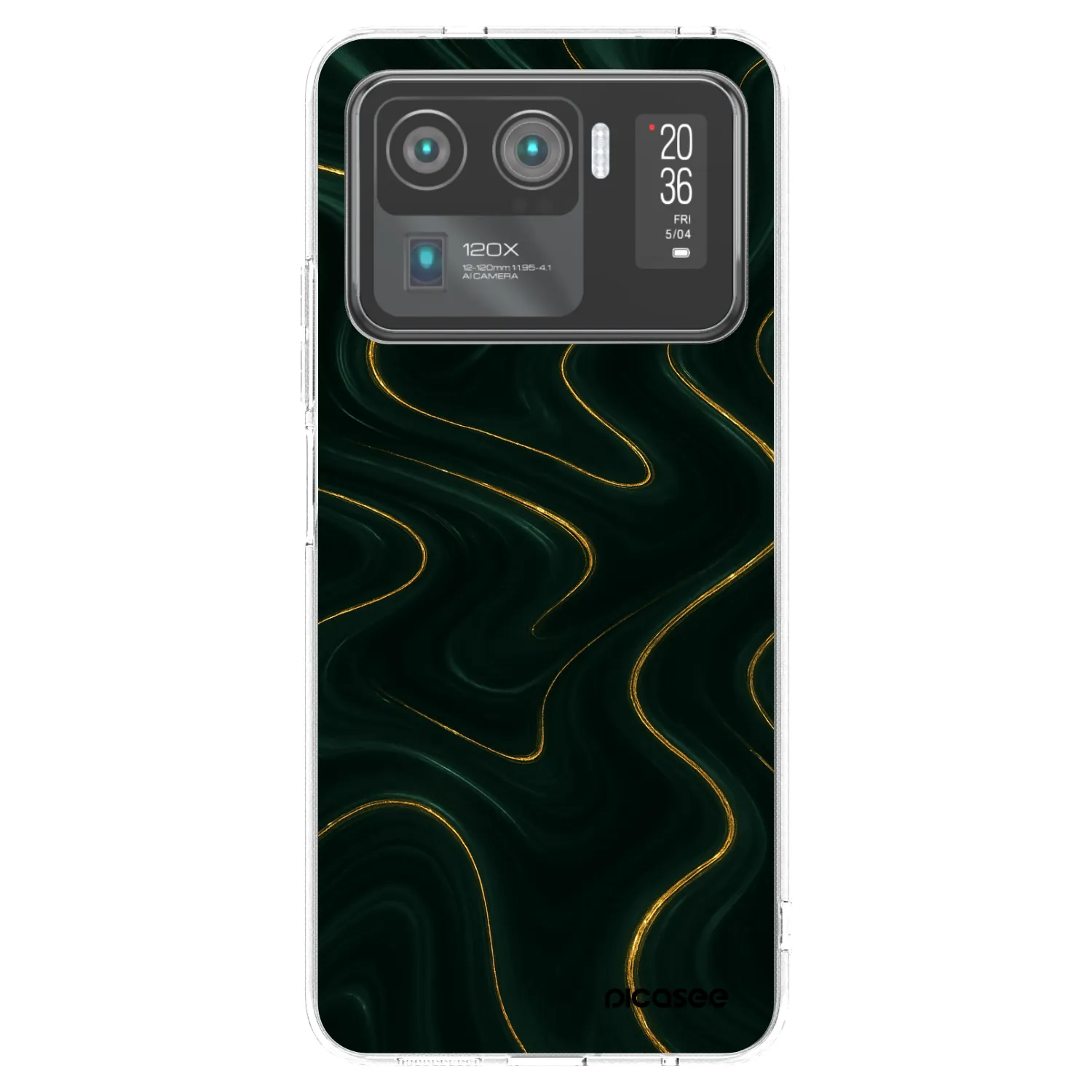 Picasee silikónový prehľadný obal pre Xiaomi Mi 11 Ultra - Vawes
