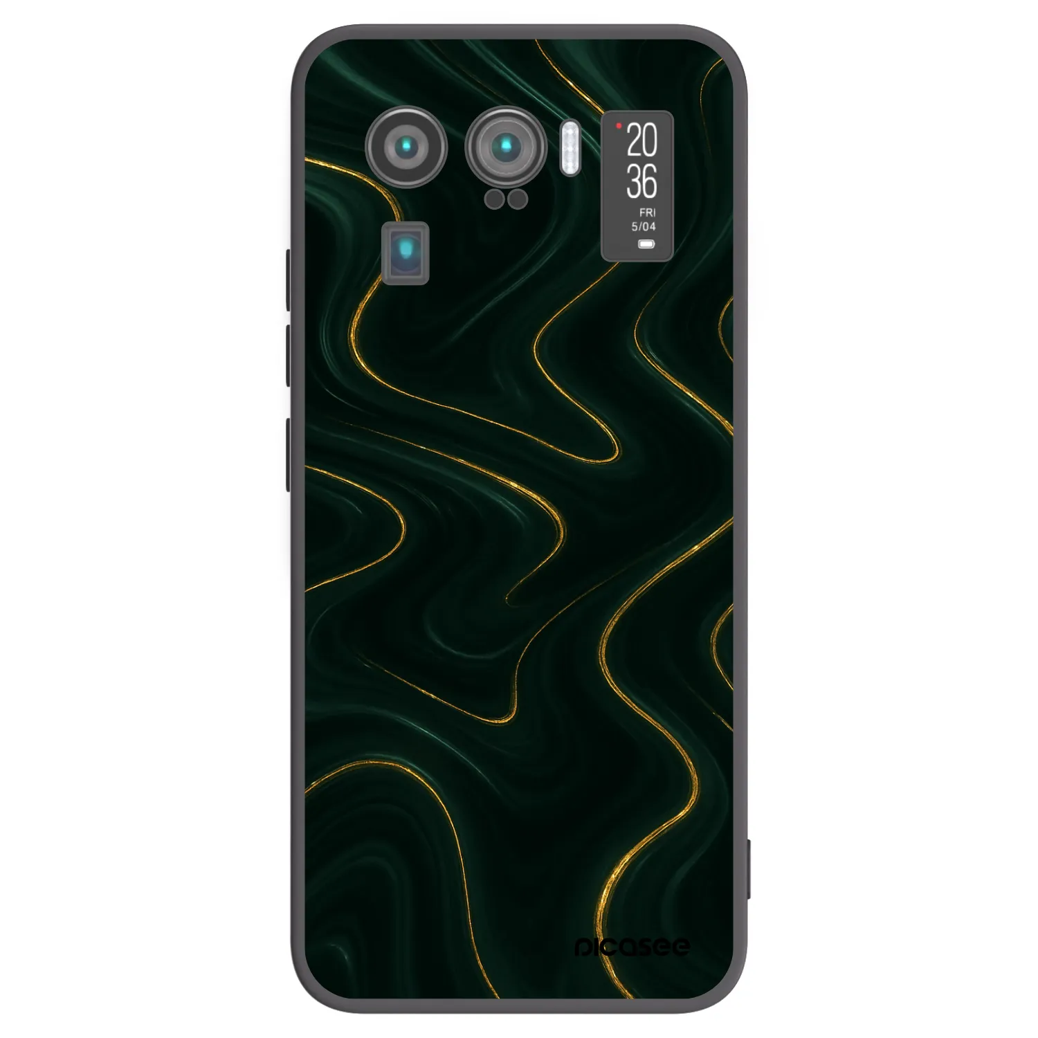 Picasee silikónový čierny obal pre Xiaomi Mi 11 Ultra - Vawes