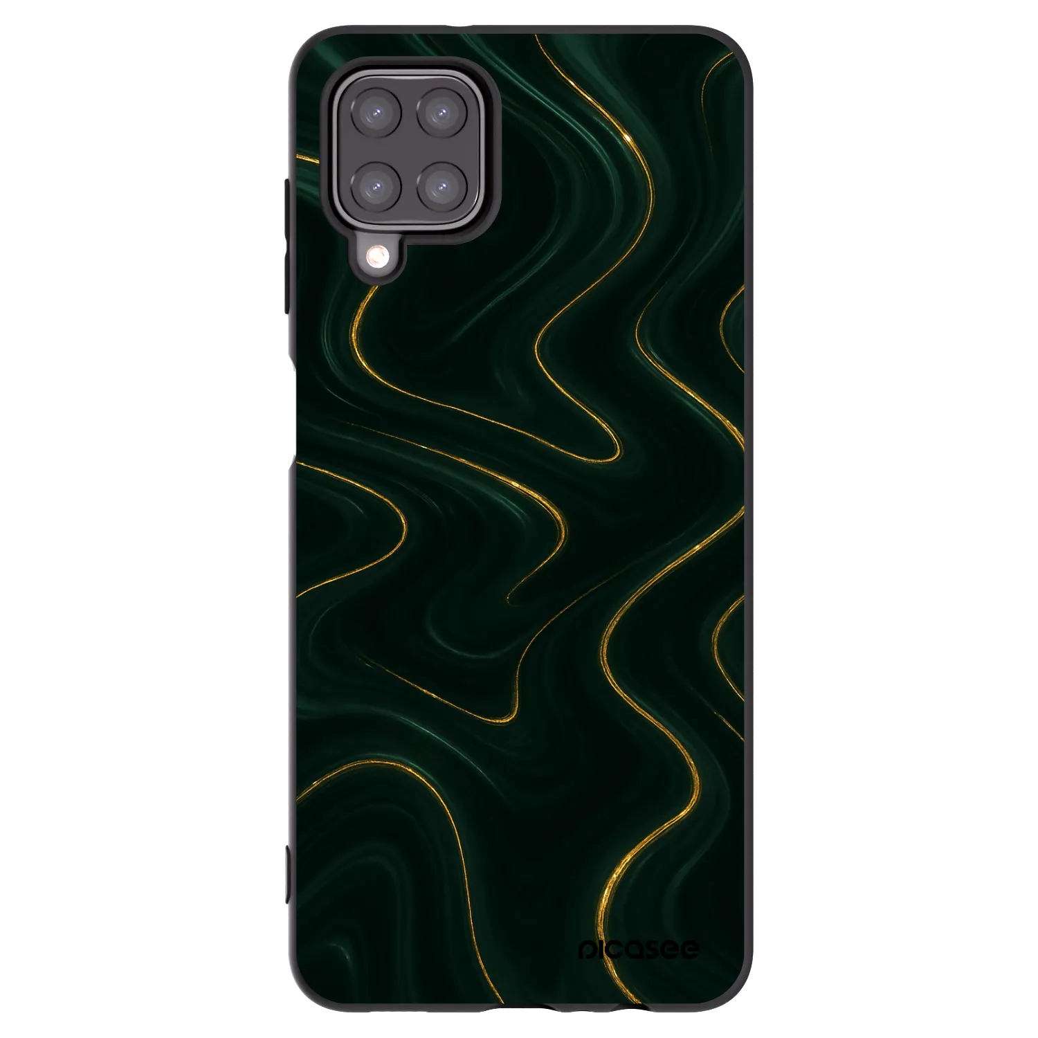 Picasee silikónový čierny obal pre Samsung Galaxy M12 M127F - Vawes