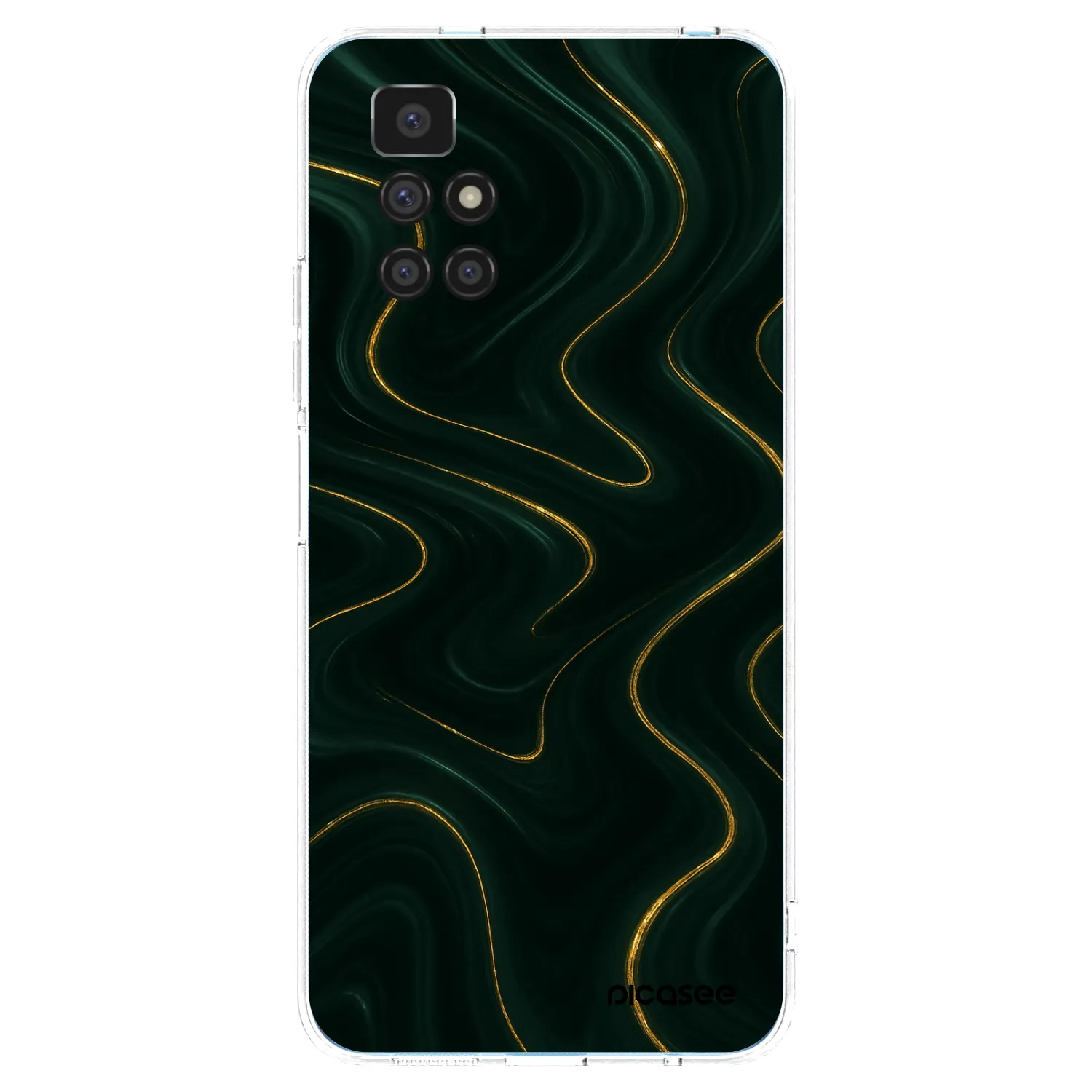 Picasee silikónový prehľadný obal pre Xiaomi Redmi 10 - Vawes