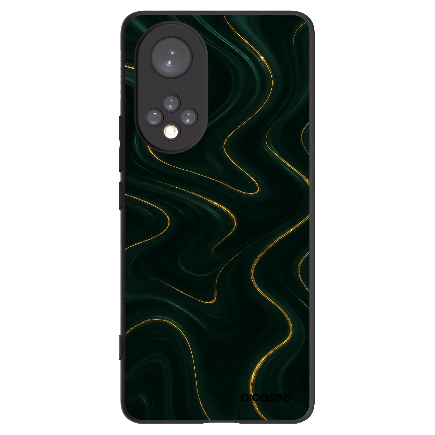 Picasee silikónový čierny obal pre Honor 50 5G - Vawes