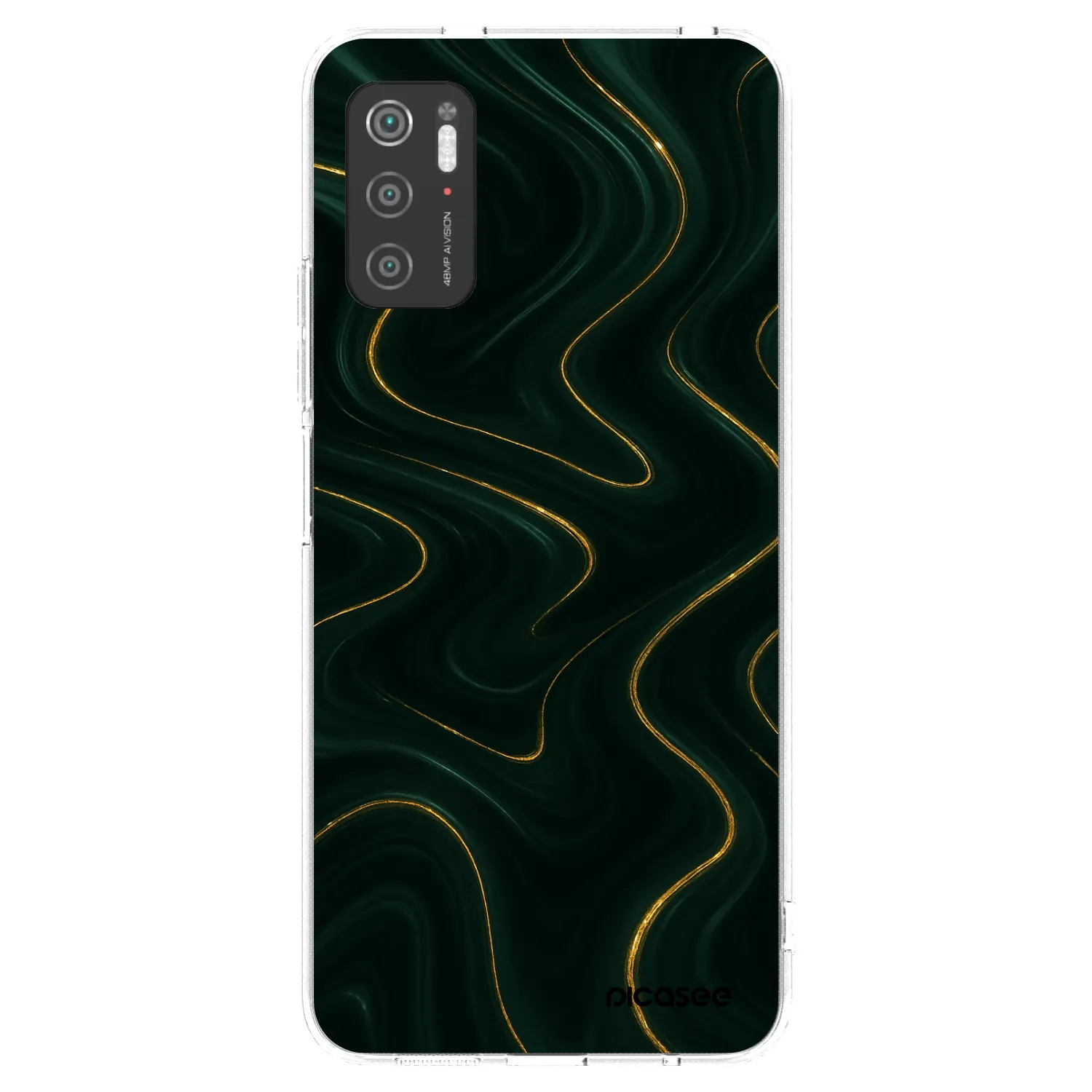Picasee silikónový prehľadný obal pre Xiaomi Poco M3 Pro 5G - Vawes