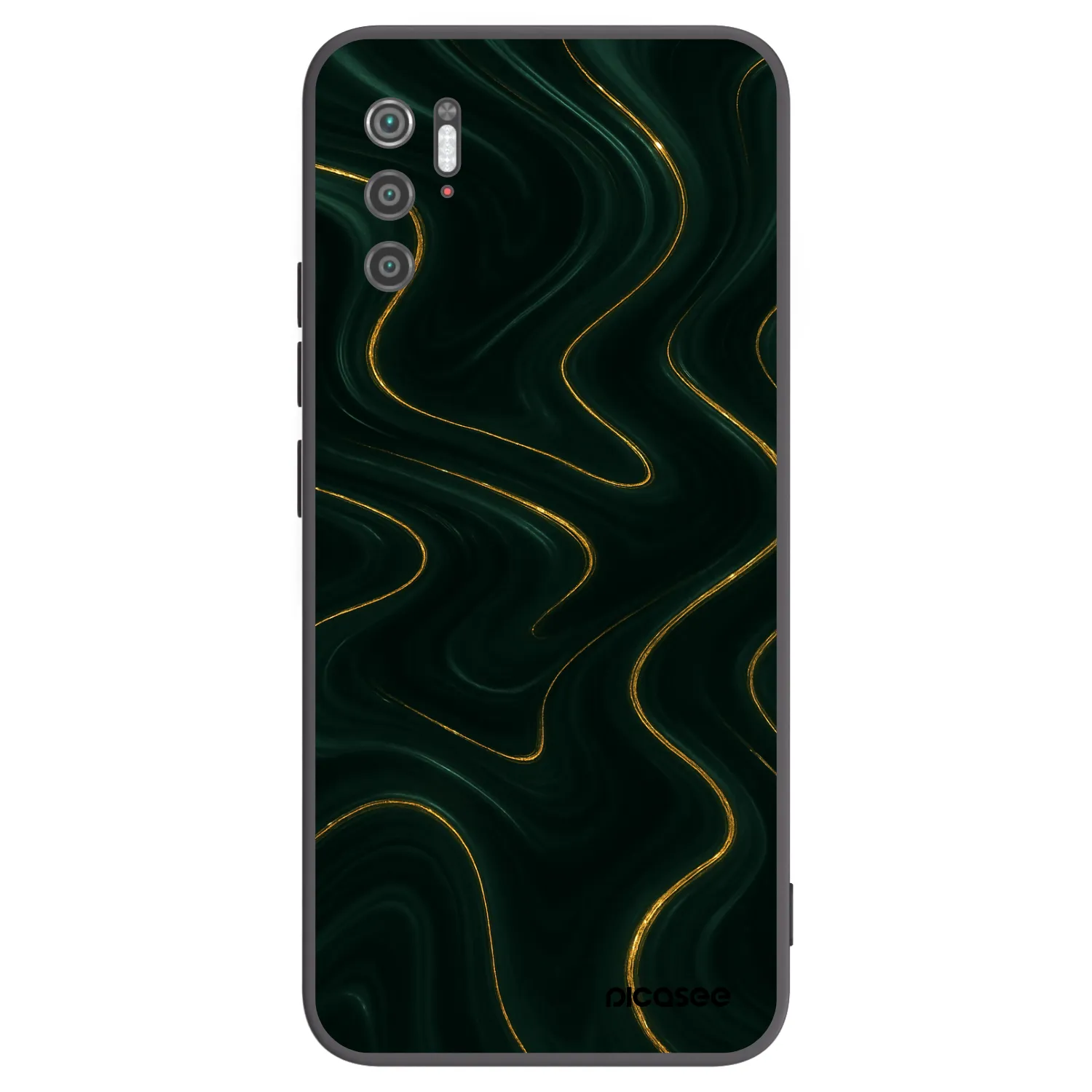Picasee silikónový čierny obal pre Xiaomi Poco M3 Pro 5G - Vawes