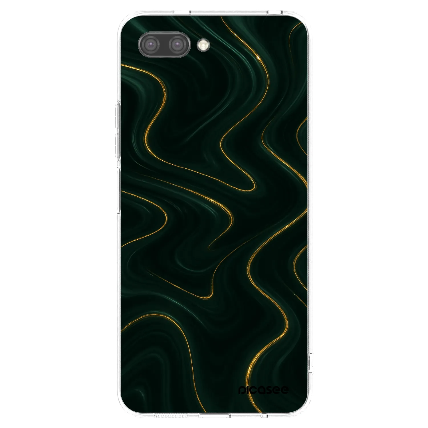 Picasee silikónový prehľadný obal pre Honor 10 - Vawes