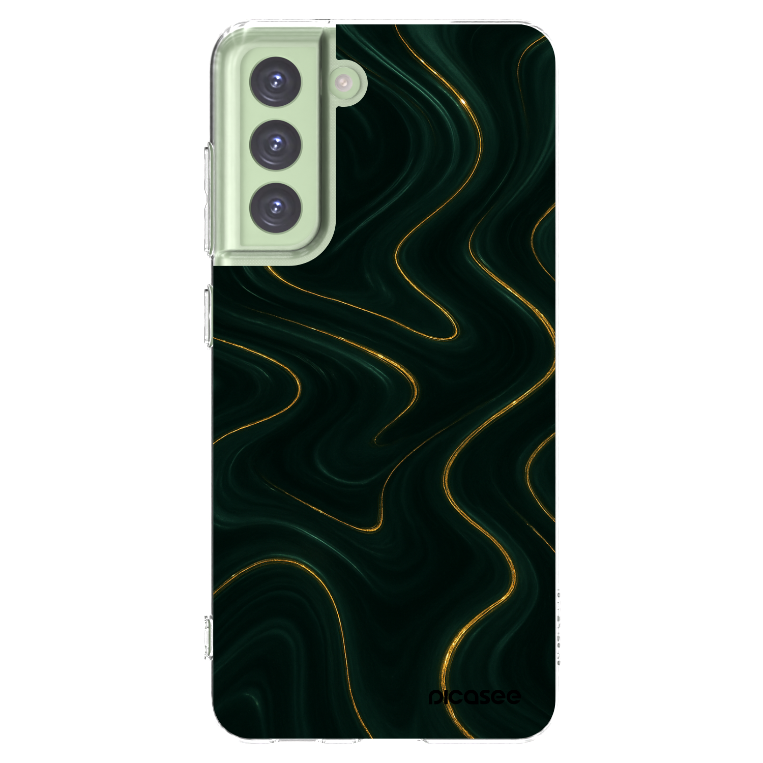 Picasee silikónový prehľadný obal pre Samsung Galaxy S21 FE 5G - Vawes