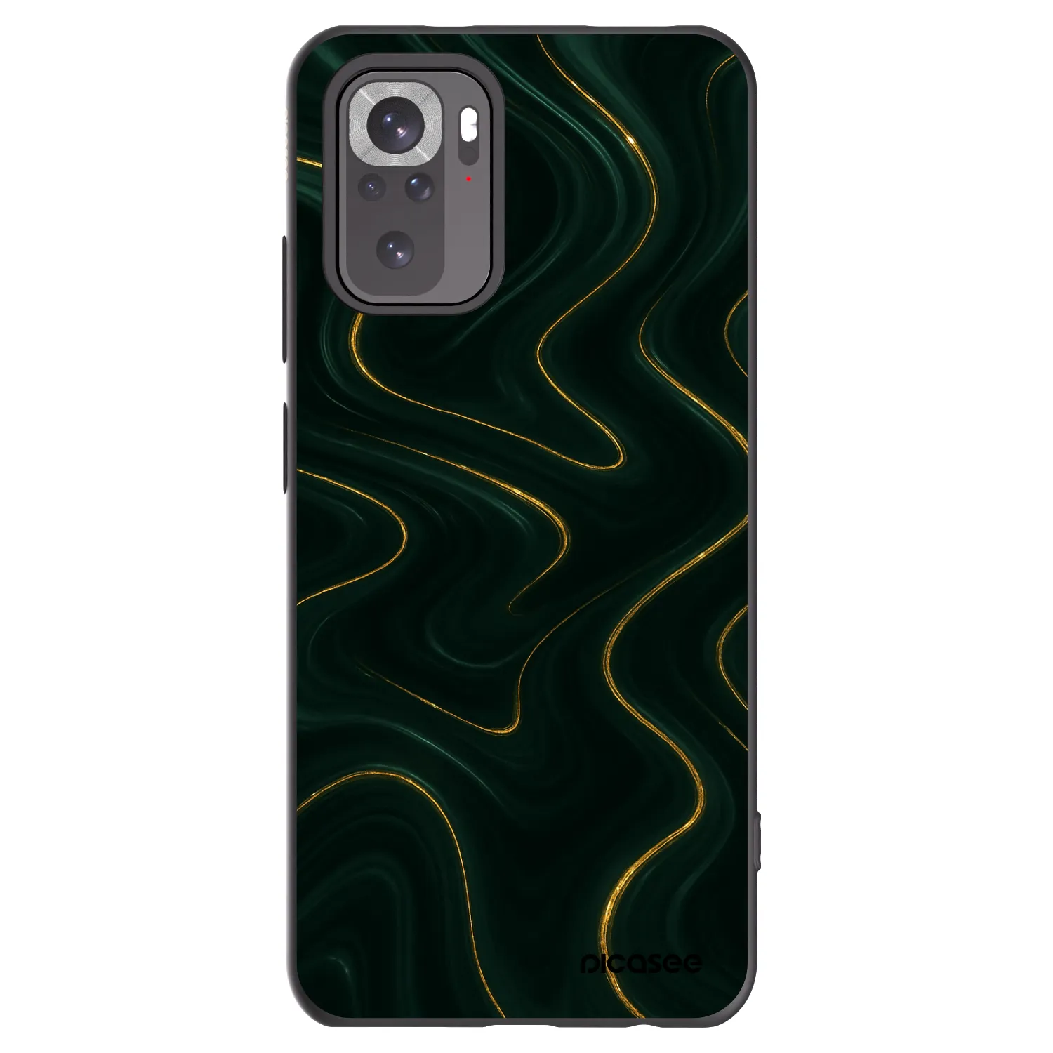 Picasee silikónový čierny obal pre Xiaomi Redmi Note 11S 4G - Vawes