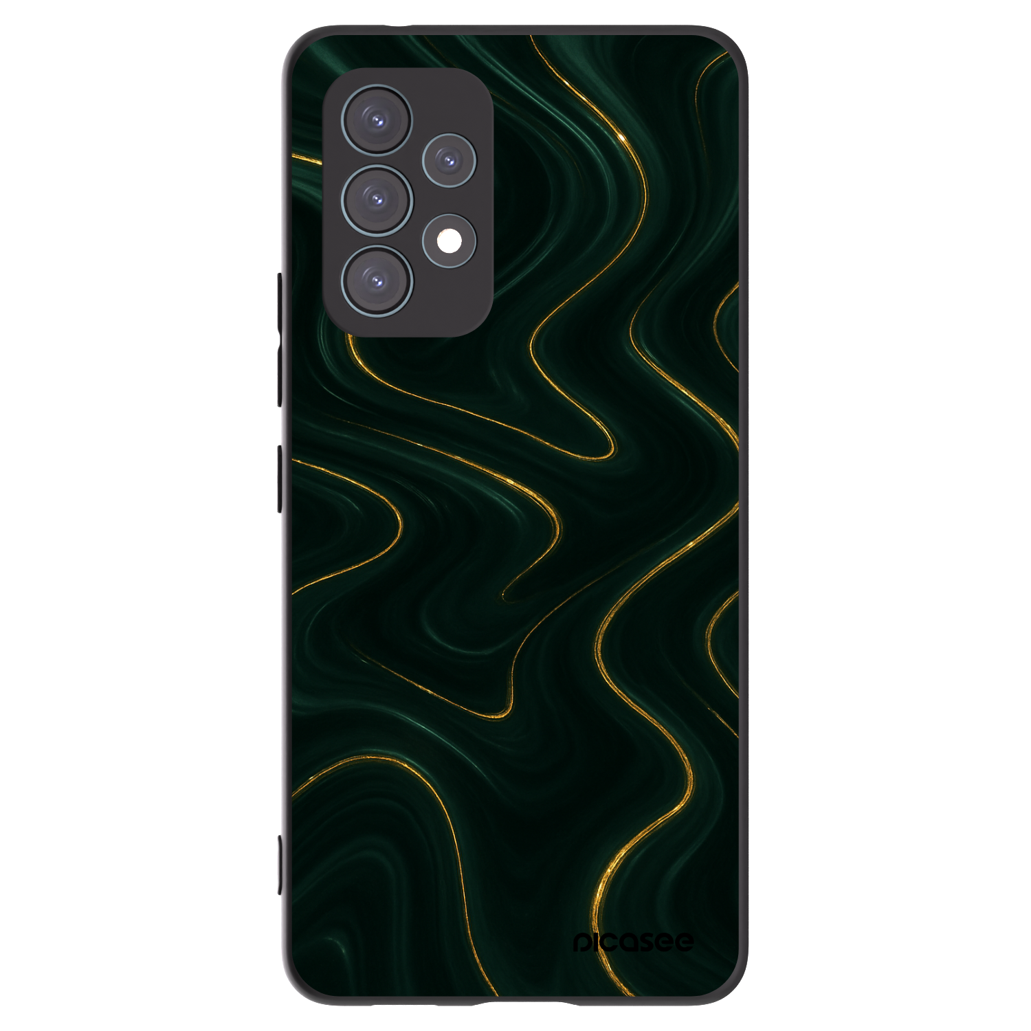Picasee silikónový čierny obal pre Samsung Galaxy A53 5G A536 - Vawes