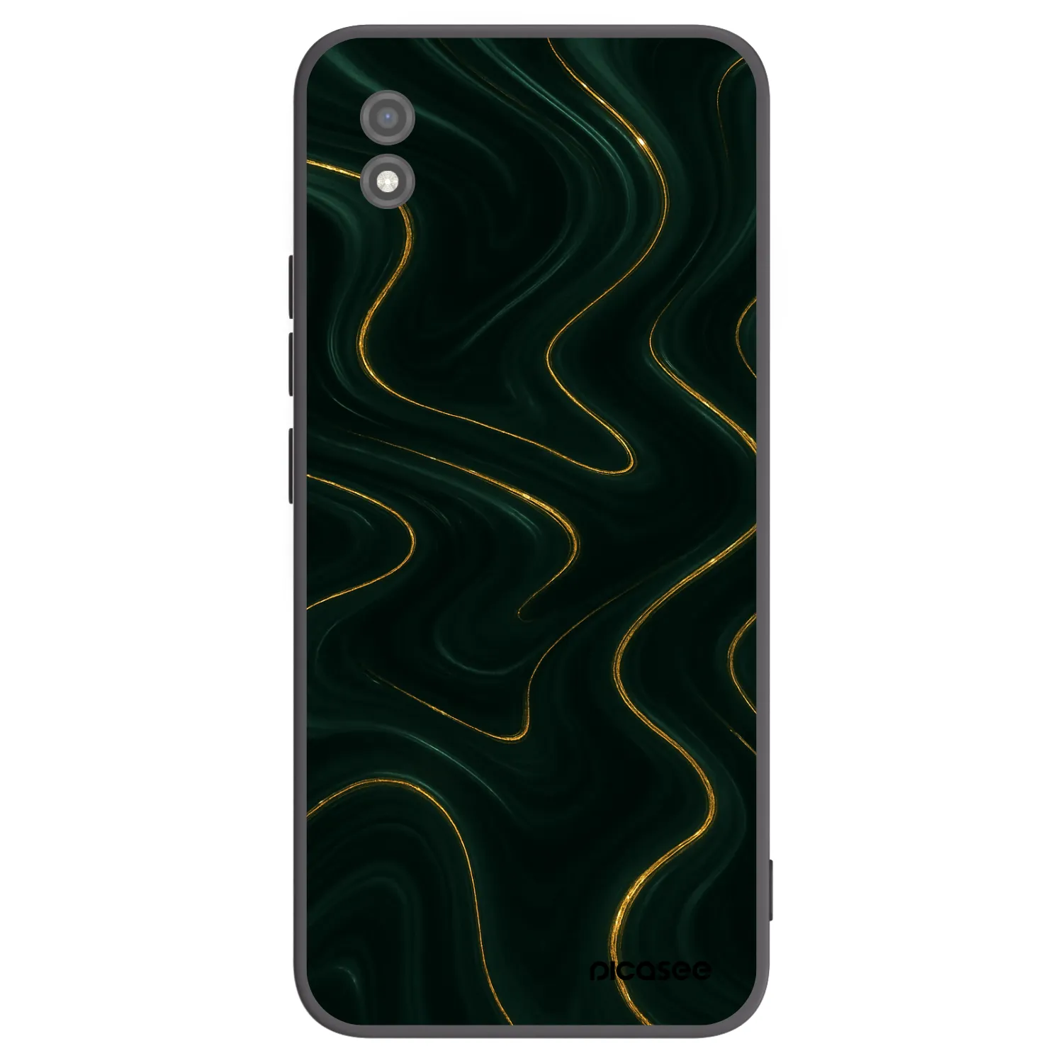 Picasee silikónový čierny obal pre Realme C11 (2021) - Vawes