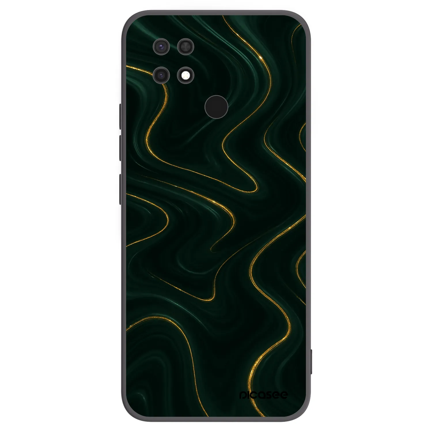 Picasee silikónový čierny obal pre Xiaomi Redmi 10C - Vawes