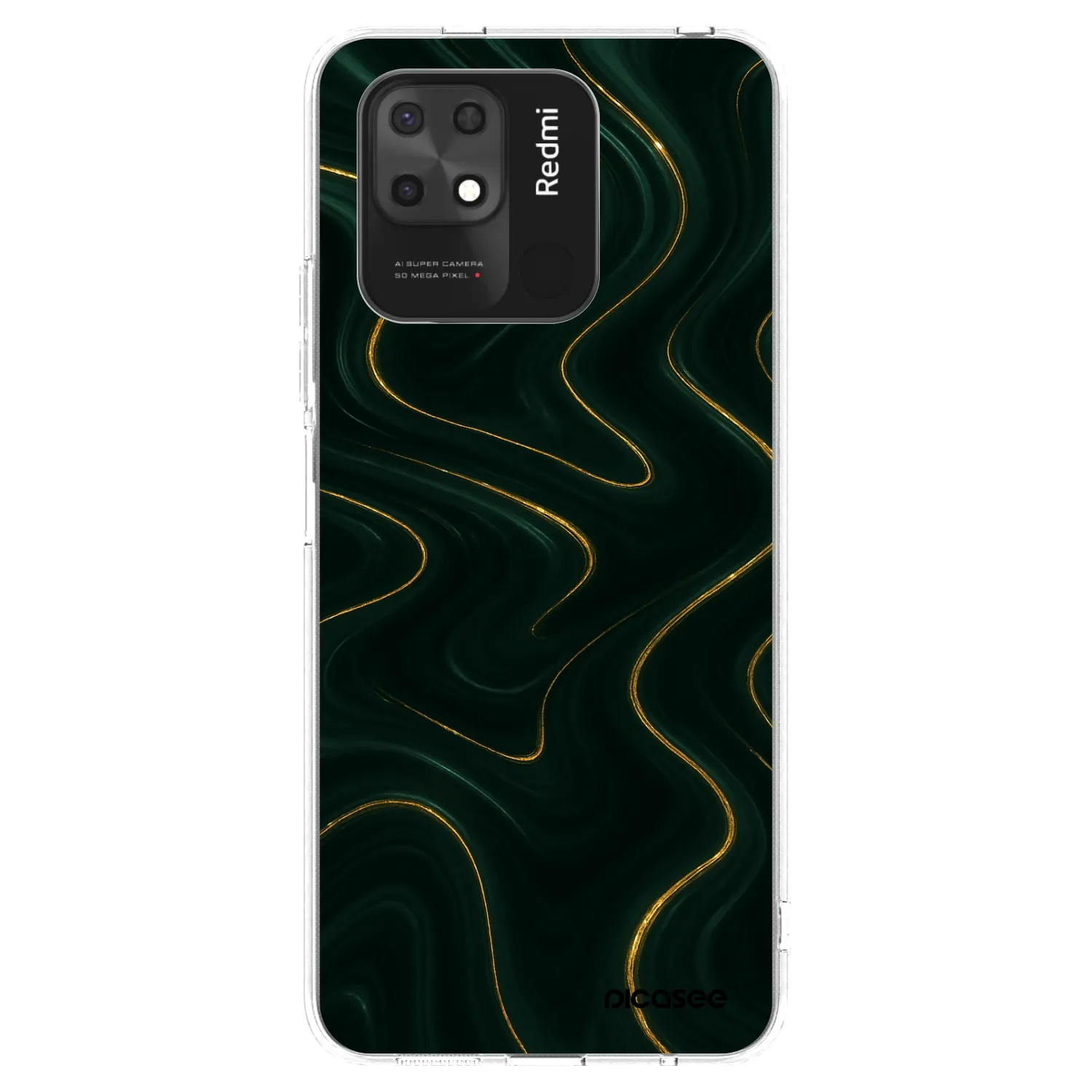 Silikónový prehľadný obal pre Xiaomi Redmi 10C - Vawes