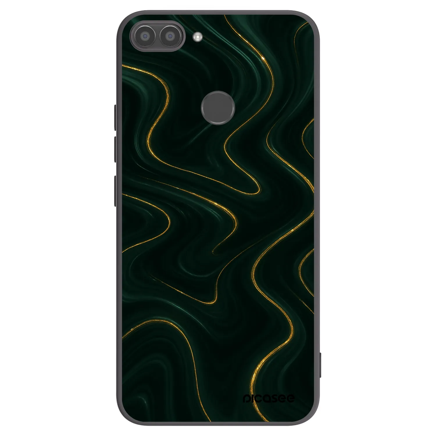 Picasee silikónový čierny obal pre Huawei P Smart - Vawes